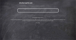Desktop Screenshot of chrylsercapital.com